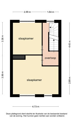 Floorplan - Vouerweg 72, 6136 AM Sittard